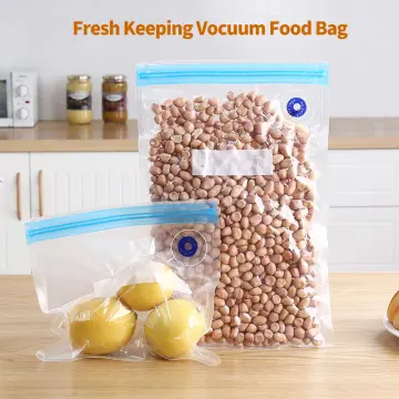100 Pcs Vacuum Food Packaging Bags Thickened Airtight Food Storage Bags Food-grade  Pre-Cut Vacuum