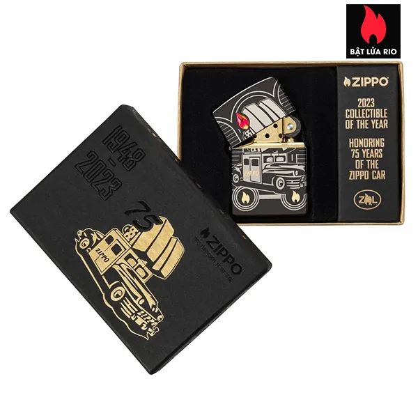 Zippo 48692 – Zippo 2023 Collectible Of The Year – Zippo Car 75th