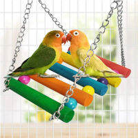 Parrot Toy Kit Bird ของเล่นอุปกรณ์เสริม Bird Cage ของเล่นสำหรับ Parrots Birds Swing Chewing Bird ของเล่น Parrot Bite ของเล่น Y5GB