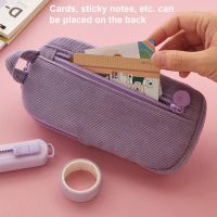 Canvas Pencil Case Teen School Stationery Organizer Storage Pouch Pen Holder Storage Bag Pen Organizer Pen Case School Supplies