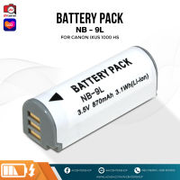 สินค้าขายดี แบตเตอรี่ Battery Pack NB-9L (ตัวเทียบ) สำหรับใช้กับ CanonIXUS 1000 HS IXUS 1100 HS IXUS 500 HS IXUS 510 HS IXY 1 IXY 3 IXY 50S IXY 51S PowerShot ELPH 510 HS PowerShot ELPH 520 HS PowerShot ELPH 530 HS PowerShot N PowerShot N2 PowerShot SD4500