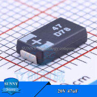 5ชิ้นตัวเก็บประจุแทนทาลัม SMD Polymer 20V 47UF D-Type 7343 20TQC47MYF POSCAP ความจุโพลิเมอร์