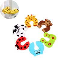 【hot】✖●✾  Baby Safety Door Stopper Anti-pinch Card Design Fingers Protectors New Latch Lock