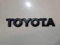 โลโก้ LOGO TOYOTA สีดำ แปะท้ายสำหรับ toyota vigo และ revo ได้ทุกรุ่น*จัดส่งเร้ว บริการประทับใจ*