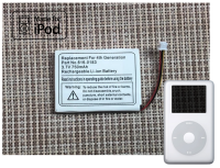 แบตเตอรี่ IPod Classic  iPod 4th Generation 3.7V 750mAh