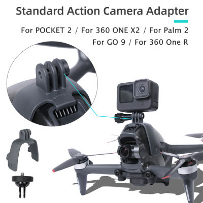 ตัวยึดกล้องด้านบนสำหรับ GoPro Sports Action Camera Adapter Mount Clamp Holder Fix Expansion Kit For DJI FPV Accessories