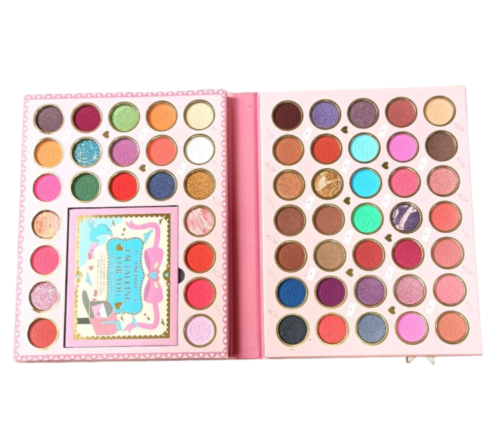 อายแชโดว์-oneyioo-eyeshadow-palette-glitter-shimmer-แป้งกลิตเตอร์-matte-70-สี-p38