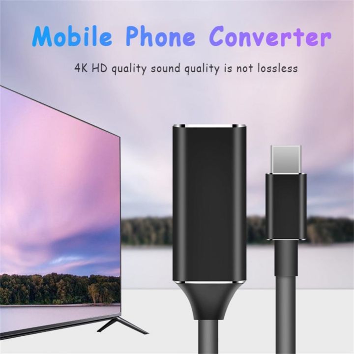 konverter-pasang-mainkan-tipe-c-ke-video-hd-pembagi-kabel-aluminum-aloi-shell-untuk-pc-laptop-macbook-huawei-mate-30-usb-c-ke-hd-mi