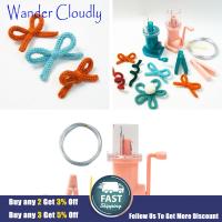 เครื่องถักนิตติ้งขนาดเล็ก Wander Cloudly ตัวถักทอผ้าง่าย DIY สำหรับผ้าพันคอกำไลสเวตเตอร์