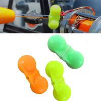 5pcs/lot New Double Ring Beads Twin Bells Luminous Finder Lamp Rod Tackle Fishing Bell Card Line Bell