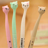 4 Pieces Lytwtws Stationery Korean Cute Cat Gel Pens Girls Kawaii chancery office school Supply Gift Handles Creative