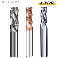 ₪♞ Roughing End Mill HSS Carbide Tungsten Steel CNC Cutting Tool Metal Steel Milling Cutter 3 4 Teeth 6 8 10 12mm Set