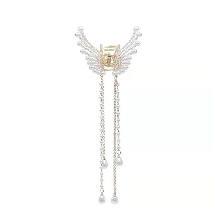 luxurious-hair-jewelry-opulent-hair-pin-pearl-butterfly-hair-accessory-long-tassel-grasping-clip-diamond-studded-hair-clip