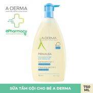 Nhập khẩu Sữa tắm gội cho bé ADERMA PRIMALBA Cleansing Gel 2in1 750ml Gel