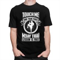 Vintage Me Your First Muay Thai Top T Shirt Men Lesson Is Free Camisas Hombre Cotton Tee Thail Martial Art Fighter Tshirts - T-shirts - AliExpress