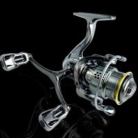 ZZOOI GHOTDA Carp Fishing Feeder Spinning Reel Double Handle Design Fishing Reel Super Strong Spinning Wheel Type Fishing Wheel GEF