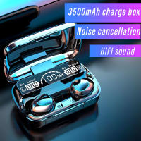 3500mAh Wireless Earphones Bluetooth V5.0 TWS Wireless Headphones LED Display With Headset With Microphone