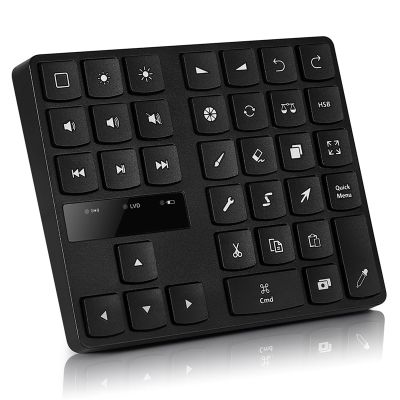Bluetooth 5.0 35 Keys Keypad Wireless Number Digital Keyboard Quick Menu Direction Up Down Key