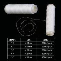 【CW】 1pc PJ1/2/3/4/5 Tensile Polyester Bait Elastic Thread Spool Sea Fishing Accessories Tackle Invisible