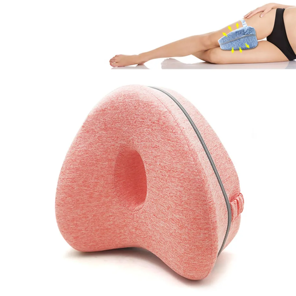 Heart Shape Smoothspine Alignment Pillow Relieve Hip Pain Sciatica Leg Knee  Foam Support Pillows For Side Sleepers Memory Foam