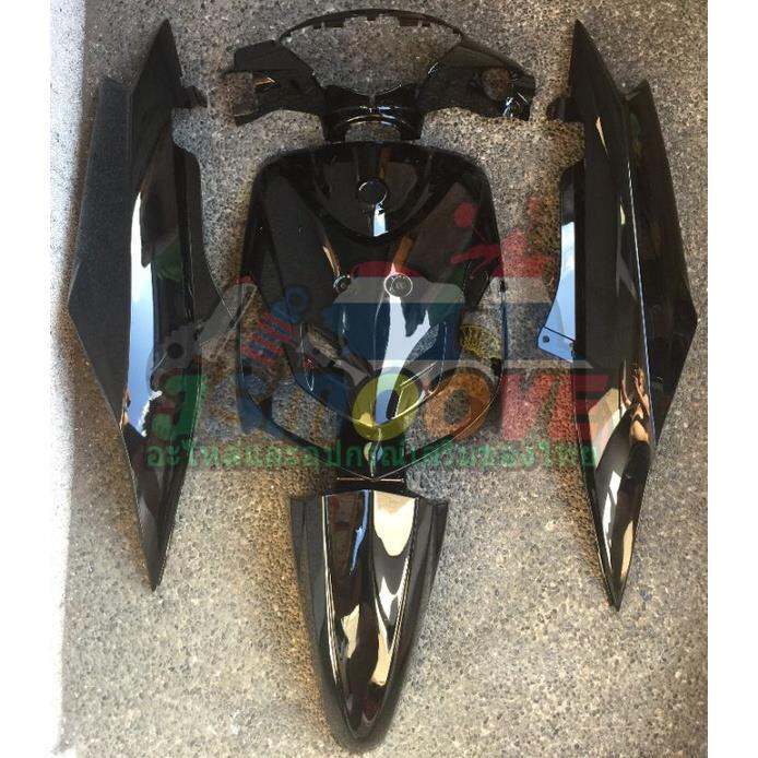 MIO SOULTY FAIRINGS GLOSSY BLACK | Lazada PH