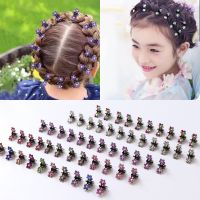 【CC】▧♤  12 Pcs Plum Hair Hairpin Small Flowers Clip Bangs for Children Accessories