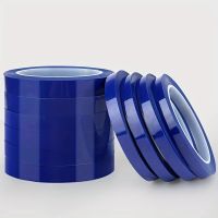 PET High Temperature Tape 0.59inch Wide 2598.43 Inch Long 1 Roll Positioning Tape Blue Mala Tape High Temperature Resistant Tape Insulation Tape Transformer Tape