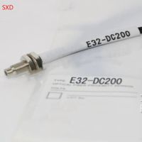 2Pcs Fiber Optic Sensor แทนที่ E32-dc200 E32-tc200 E32-dc200e E32-tc200e กระจาย Probe