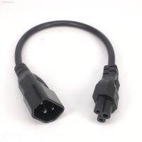 卐✕ Black 20CM Copper 10A 250V Standart IEC320 C14 male to C5 female UPS PDU APC laptop power conversion wire