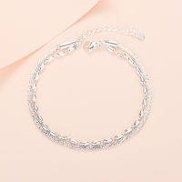 Long Grain Ball Beads Twisted Double Layer Women celet Fashion Simple Celebrity Princess Engagement Combination Chain Jewelry