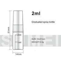 2ml Graduated White Spray Bottle 2ml Graduated White Spray Bottle Perfume Bottle Spray Bottle White Spray Bottle raduated White Spray Bottle Mini Sample Glass Bottle raduated Spray Bottle Glass Bottle Sample Glass Bottle Sample Bottle