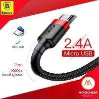 ♣∋¤ ?ถูก/แท้?BASEUS สายชาร์จเร็ว สายถัก Android Micro USB รองรับ Fast Charge 2.4A สายชาร์จแอนดรอย สายไมโคร สายMicro