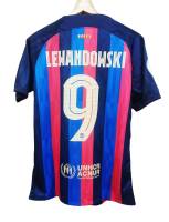 9 LEWANDOWSKI FULL PATCH BARCELONA FINAL SUPERCOPA 2023 WINNERS FOOTBALL SHIRT SOCCER JERSEY