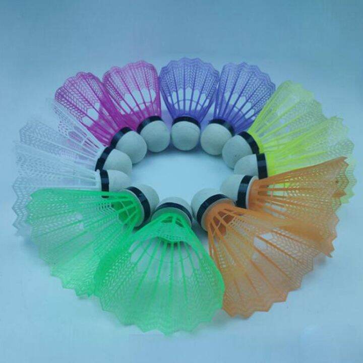 12pcs-colorful-badminton-shuttlecocks-goose-feather-badminton-balls-outdoor-sports-badminton-accessories-durable-badminton