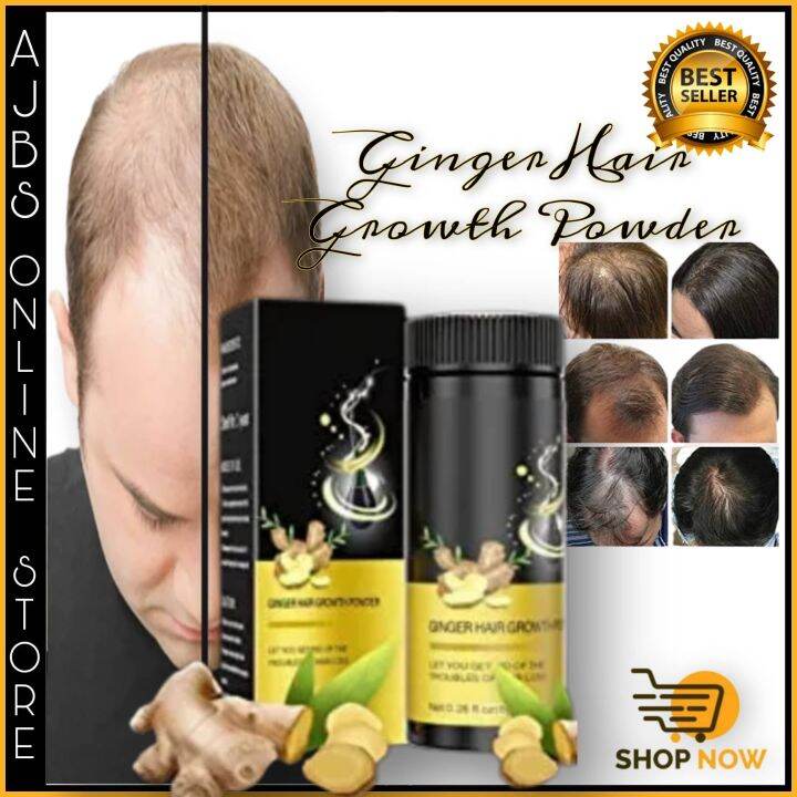 ORIGINAL Hair Building Powder Compact Ginger Soften Hair Scalp Care