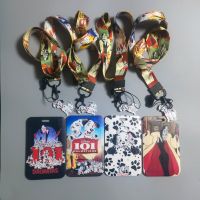 HOT★1ชุดดิสนีย์101 Dalmatians พวงกุญแจหมวดหมู่สายคล้องสายคล้องคอสำหรับ Key ID Card Pass Gym USB ผู้ถือป้าย DIY แขวนเชือก