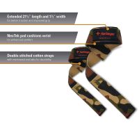 l Padded Cotton Lifting Straps/สายซัพพอตข้อมือ ออกกำลังกาย ฟิตเนส