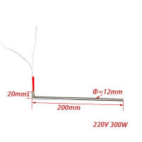 เครื่องทำความร้อนตลับหมึกมุมขวา12มม. 220V Electric Tubular Mold Heater Heating Element For Molding