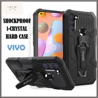 【Great. Cell phone case】 เคส Vivo Y1S Y11 Y11D Y12S Y15S Y12 Y15 Y17 Y20 Y20S Y95 Y30 Y93 Y31 Y33S Y50 Y76 Y91 Y91C Y91i เคสฉันขาตั้งคริสตัล