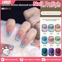 Lorzi【ศิลปะบนเล็บ】อุปกรณ์ตกแต่งเล็บ12สีแบบแห้งเร็วกันน้ำติดทนนานสียอดนิยมสีสวย