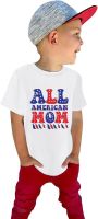 Summer Toddler Boys Boys Girls Short Sleeve Independence Day Cartoon Prints Patriotic T Shirt Tops for Unisex