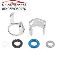 6PCS ใหม่หัวฉีดน้ำมันเชื้อเพลิงซีลซ่อมชุด O-ring สำหรับ Audi A4 A5 A6 A7 Sportback Q5 06E998907G ใหม่รับประกันเดิมสามปี