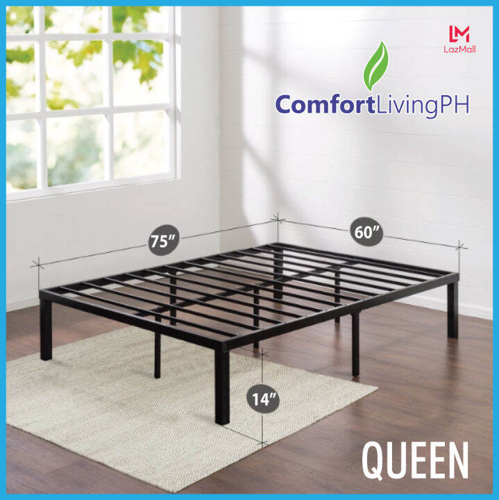 Comfort Living Premium Bed Frame Signature Platform Metal Bed Frame