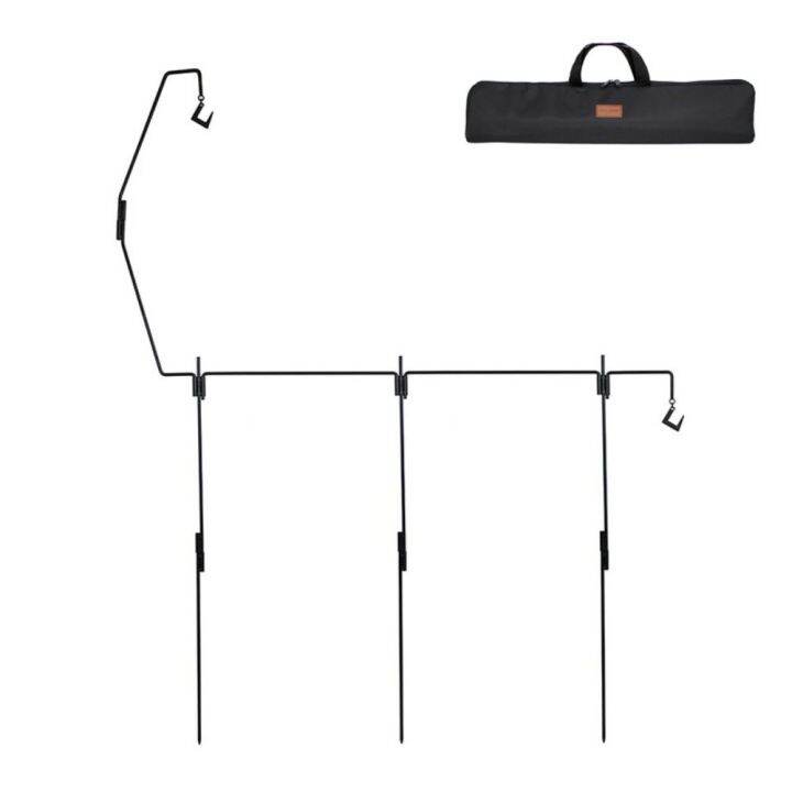 ALVAVITO Hiking Outdoor Camping Lantern Stand Fishing Hanging Pole Lamp