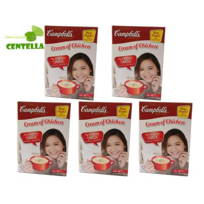 แคมเบลล์ ซุปครีมไก่กึ่งสำเร็จรูป 66 กรัม 5 กล่อง Cambells Instant Soup Cream of Chicken 66 gram 3 servings (3x22g) 5 boxes