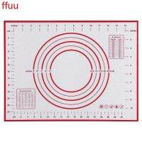 แผ่นรอง ชนิดซิลิโคน เกรดอาหาร ไม่ติด พร้อมสเกลขนาด สำหรับอบขนม นวดแป้ง