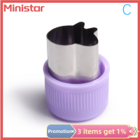 Ministar เครื่องตัดผักด้ามพลาสติกผลไม้ตัดตายสแตนเลสแกดเจ็ตสำหรับครัว