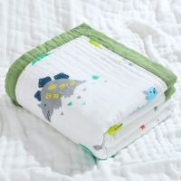 Organic Cotton Muslin Baby Swaddle Blankets Newborn Kids Bath Towels 6 Layers Baby Wrap Nursery Receiving Gauze Blanket Neutral