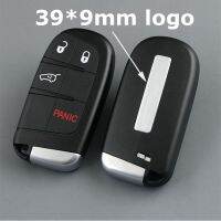 สติกเกอร์ป้ายโลโก้กุญแจรถ39X9mm สำหรับ Kunci Remote Mobil FOB