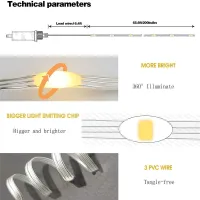 New Street Garland ไฟคริสต์มาสกลางแจ้งกันน้ำ IP65ไฟ Led String 150M Garland 24V EU Plug ตกแต่งปีใหม่2024